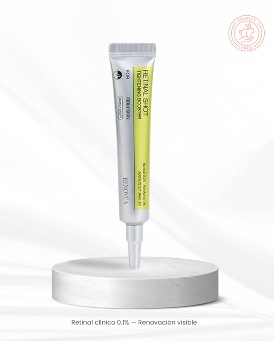 Renovéa Retinal Shot 0.1% — Recuperá una piel más firme, lisa y luminosa